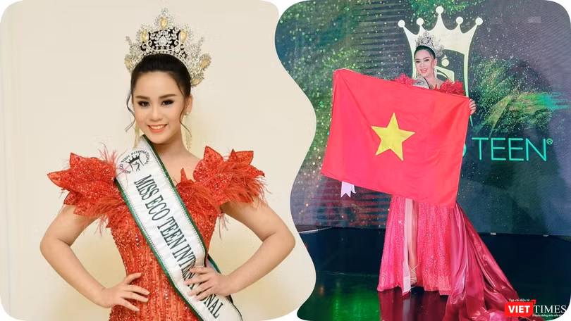 Bella Vũ Huyền Diệu - đại diện Việt Nam xuất sắc đăng quang Miss Eco Teen International 2021