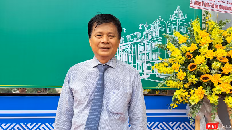 Phó Chủ tịch Hội Nhà báo Việt Nam, Chủ tịch Hội Nhà báo TP.HCM Trần Trọng Dũng trả lời VietTimes nhân ngày 21/6 - Ảnh: Hòa Bình 
