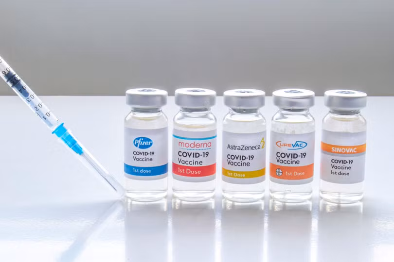 Một số loại vaccine Covid-19 phổ biến trên thế giới. Ảnh: ST. Một số loại vaccine Covid-19 phổ biến trên thế giới. Ảnh: ST.