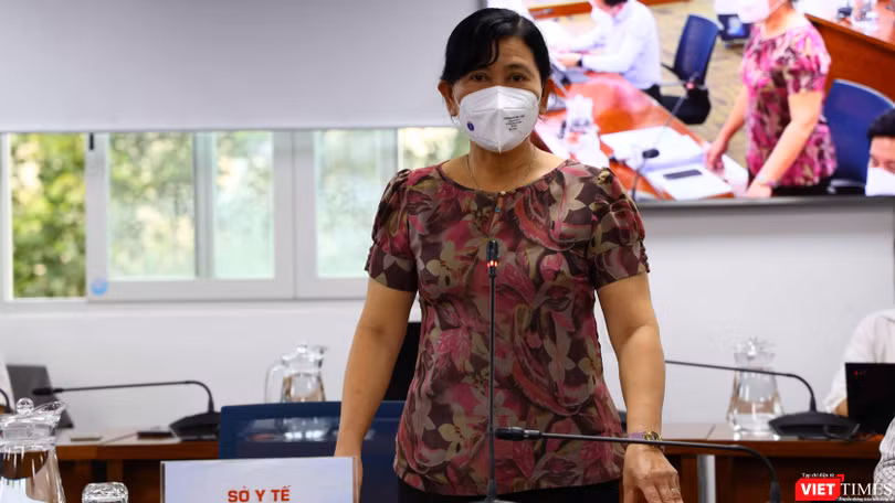 Chánh Văn phòng Sở Y tế TP.HCM Nguyễn Thị Huỳnh Mai. Ảnh: Linh Nhi