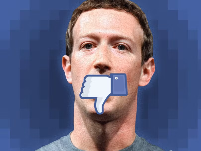 Trước khi Facebook báo cáo tình hình kinh doanh đi xuống khiến giá cổ phiếu công ty giảm 20%, các nhà đầu tư đã có đề xuất yêu cầu Mark Zuckerberg rời vị trí Chủ tịch Facebook (Ảnh: Business Insider)