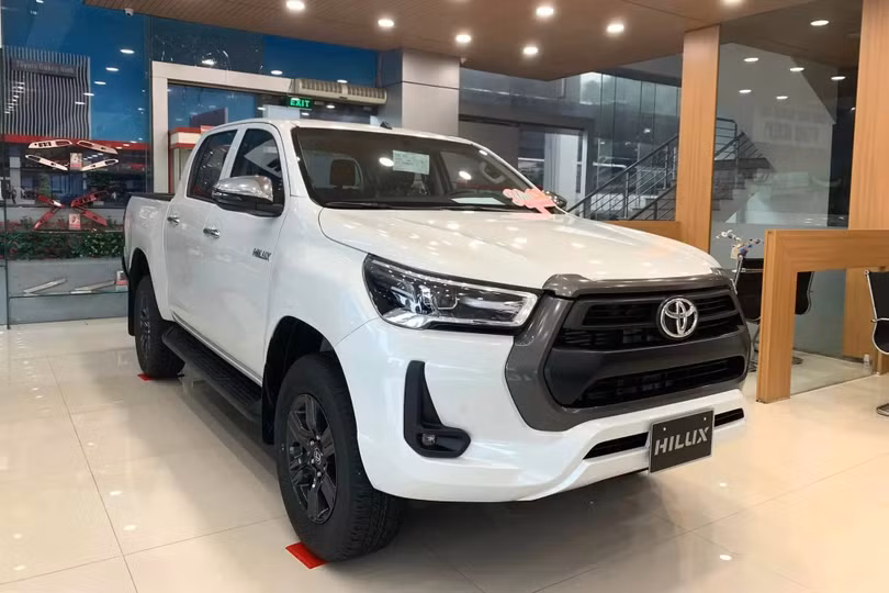 Đáng buồn khi Hilux là mẫu xe ế nhất thị trường khi từ đầu năm 2024 đến nay chưa bán ra được chiếc nào.