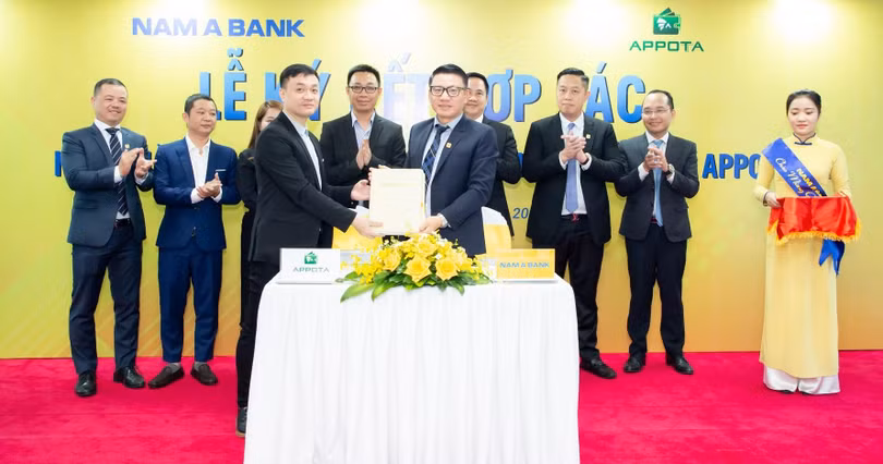 Nam A Bank - Ngân hàng Việt đầu tiên liên kết cùng ví điện tử AppotaPay