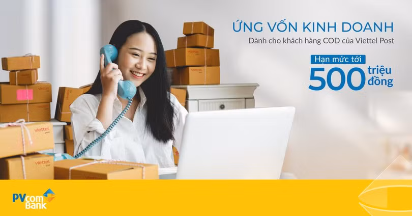 Ảnh 2. Giải pháp ứng vốn kinh doanh dành riêng cho khách hàng COD của Viettel Post