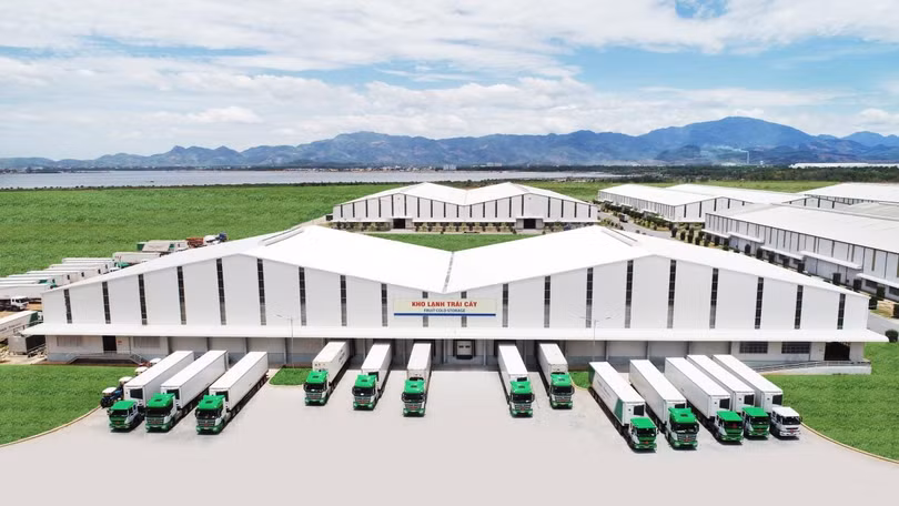 Kho lạnh tại cảng Chu Lai có công suất 2.400 tấn