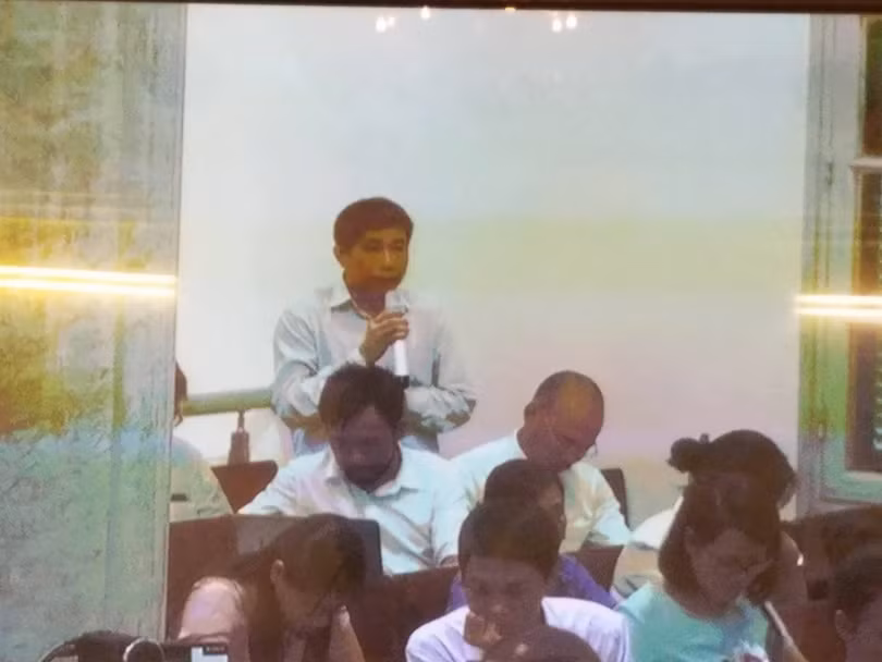 Ông Ninh Văn Quỳnh một mực phủ nhận thông tin mà Nguyễn Xuân Sơn đã khai. (Ảnh: X.T)