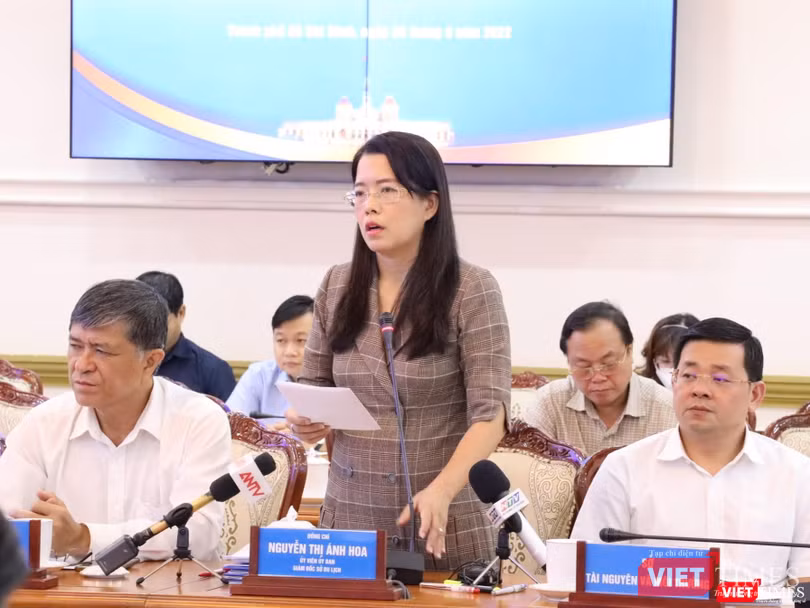Bà Nguyễn Thị Ánh Hoa, Giám đốc Sở Du lịch TP.HCM Bà Nguyễn Thị Ánh Hoa, Giám đốc Sở Du lịch TP.HCM