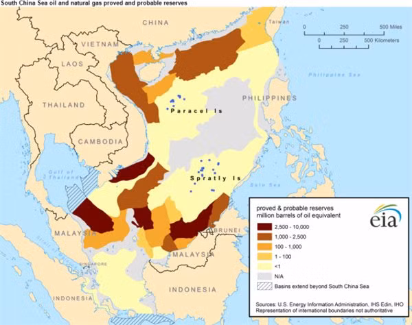 Nguồn lợi dầu khí hàng ngàn tỉ đô la ở biển Đông ảnh 1