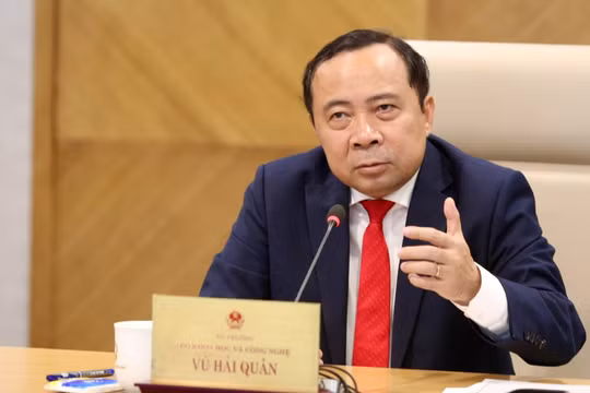 Bộ trưởng Vũ Hải Quân phát biểu tại Hội nghị.