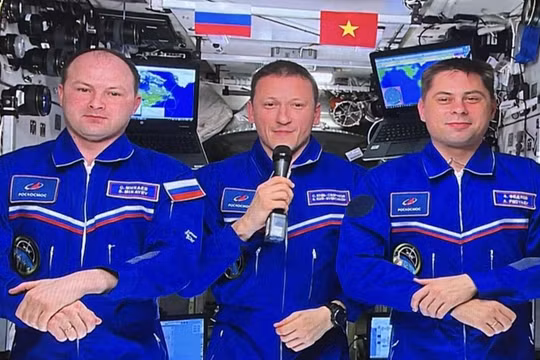 Phi hành gia Nga gửi lời chào Việt Nam từ Trạm Vũ trụ quốc tế
