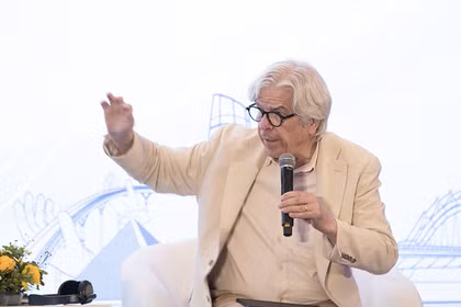 GS Paul Romer - nhà kinh tế học Mỹ đoạt Giải Nobel Kinh tế năm 2018 kỳ vọng sẽ nhìn thấy Đà Nẵng sẽ trở thành một Seoul của châu Á, hay là Thượng Hải. Ảnh XM.