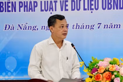 Quang cảnh Hội nghị tập huấn triển khai chuyển đổi số cho cán bộ, công chức các sở, ban, ngành với chuyên đề phổ biến pháp luật về dữ liệu năm 2026. Ảnh XM