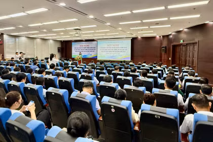 Quang cảnh Hội nghị triển khai công tác truyền thông chính sách và phát ngôn, cung cấp thông tin cho báo chí năm 2026 do UBND TP Đà Nẵng tổ chức. Ảnh XM.