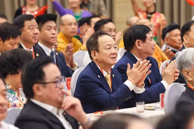 Doanh nhân Đỗ Quang Hiển, Nhà sáng lập, Chủ tịch Điều hành Tập đoàn T&amp;T Group tại Hội nghị.