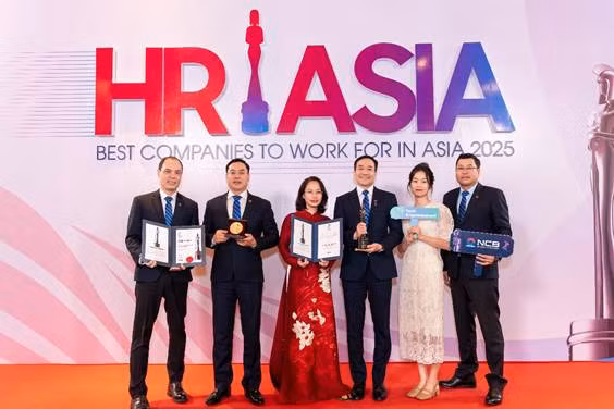 NCB đã nhận cú đúp giải thưởng tại HR Asia Awards 2025