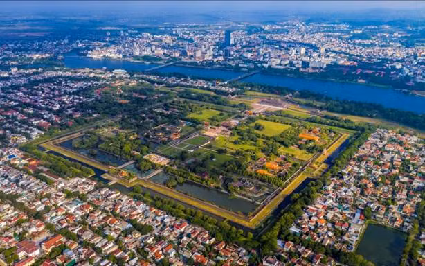 Thị trường bất động sản thành phố Huế đang có những động lực mới để phát triển sau giai đoạn trầm lắng. Ảnh: CafeF