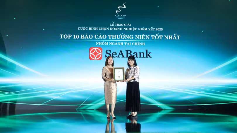 SeABank được vinh danh Top 10 Báo cáo thường niên tốt nhất