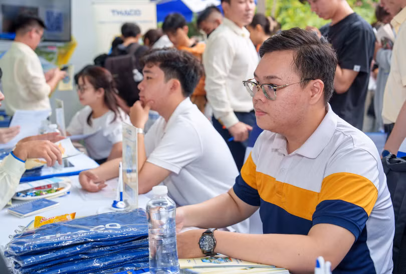 220 sinh viên đã tham gia ứng tuyển các vị trí việc làm tại THACO và các TĐTV