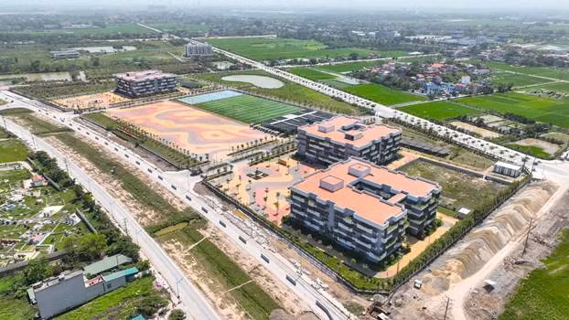 Hạ tầng đô thị đồng loạt tăng tốc tạo lực đẩy cho nhu cầu an cư. (Ảnh: Ánh Dương)
