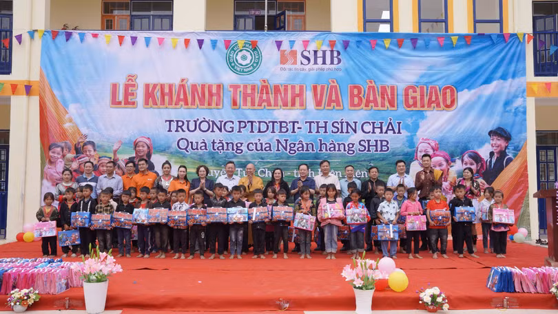 Khánh thành 2 công trình lớp học trị giá 12,5 tỷ đồng tại tỉnh Điện Biên do SHB trao tặng