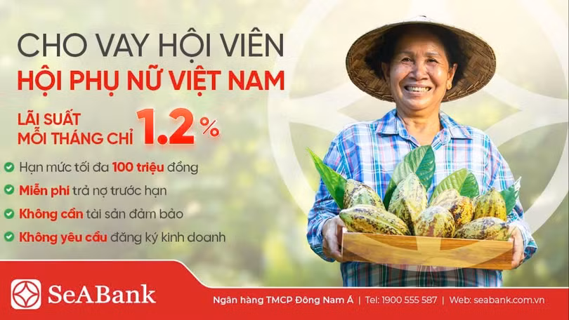 SeABank triển khai gói vay tín chấp 300 tỷ đồng lãi suất ưu đãi dành cho phụ nữ