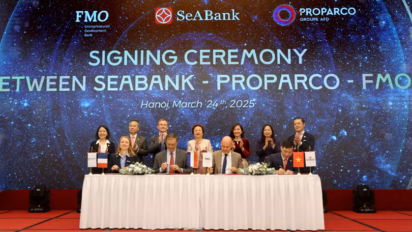 Hai tổ chức tài chính thuộc Chính phủ Pháp và Hà Lan đầu tư 80 triệu USD cho SeABank