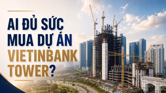 VietinBank Tower đình trệ sau 16 năm. Ảnh: AI.
