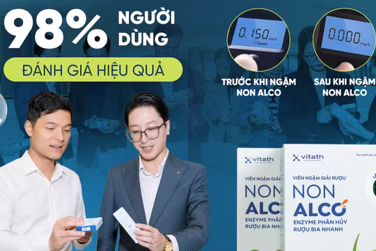 Viên giải rượu Non Alco có dấu hiệu vi phạm quảng cáo