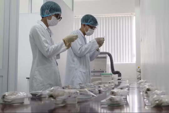 Các nhà khoa học cố gắng trả lại tên cho các liệt sĩ. Ảnh: QPVN
