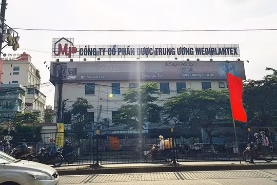 Trụ sở Công ty cổ phần Dược Trung ương Mediplantex . Ảnh Công ty