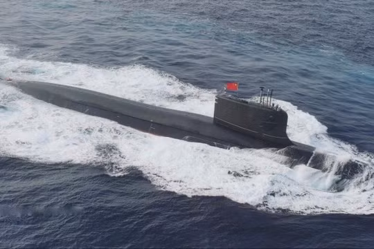 Tàu ngầm tấn công chạy bằng năng lượng hạt nhân lớp Type 093B của Hải quân Quân Giải phóng Nhân dân Trung Quốc. Ảnh: MW.