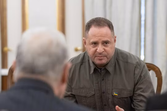 Cựu chánh văn phòng của Tổng thống Ukraine Volodymyr Zelensky, ông Andrey Yermak. Ảnh: Getty.