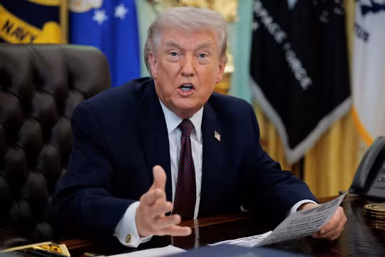 Tổng thống Mỹ Donald Trump. Ảnh: Reuters.