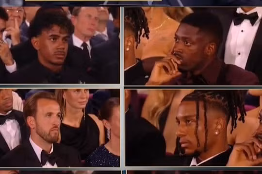 Loạt ngôi sao "nín thở" trước khoảnh khắc Harry Kane giành Quả Bóng Vàng 2026