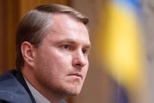 Ông Ruslan Kravchenko, tân Tổng công tố Ukraine, tham dự phiên họp của Quốc hội Ukraine tại Kiev, Ukraine ngày 17/6. Ảnh: Reuters.