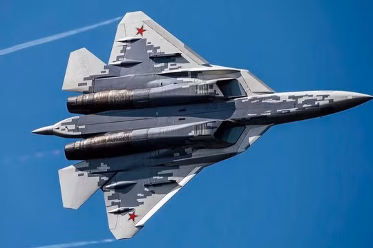 Chiến đấu cơ Su-57 của Nga. Ảnh: MW.