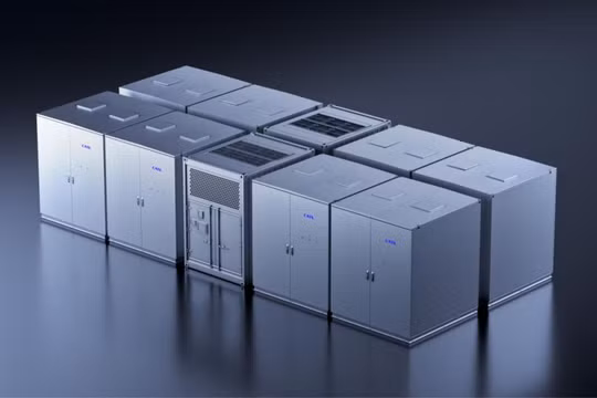 CATL đã giới thiệu hệ thống lưu trữ năng lượng ion natri của mình tại Munich. Ảnh: CATL.