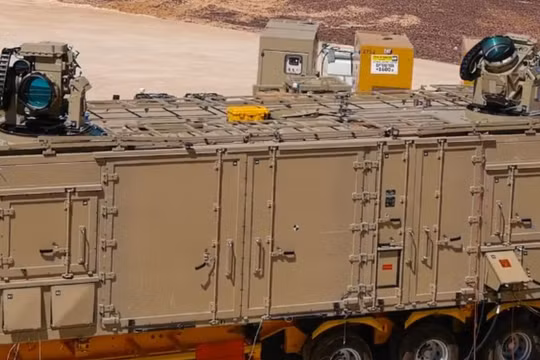 Hệ thống vũ khí laser Iron Beam. Ảnh: Rafael.