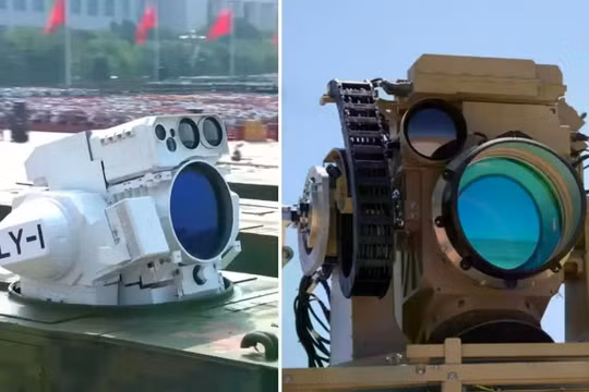 Các hệ thống vũ khí laser LY-1 (trái) và Iron Dome. Ảnh: IE.