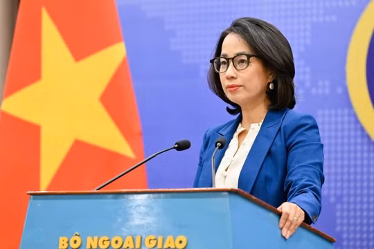 Người phát ngôn Bộ Ngoại giao Phạm Thu Hằng. Ảnh: Bộ Ngoại giao.
