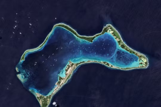 Năm 1971, Mỹ và Anh đã xây dựng một căn cứ quân sự trên đảo Diego Garcia, một trong những hòn đảo thuộc quần đảo Chagos. Ảnh: Getty.