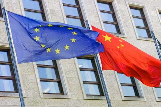 Trung Quốc ngày 24/7 thông báo đưa 14 thực thể thuộc Liên minh châu Âu (EU) vào danh sách kiểm soát xuất khẩu. Ảnh: Getty.