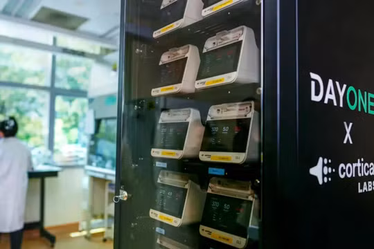 Mô hình trung tâm dữ liệu sinh học tại Viện Khoa học Sự sống NUS. Ảnh: NUS.