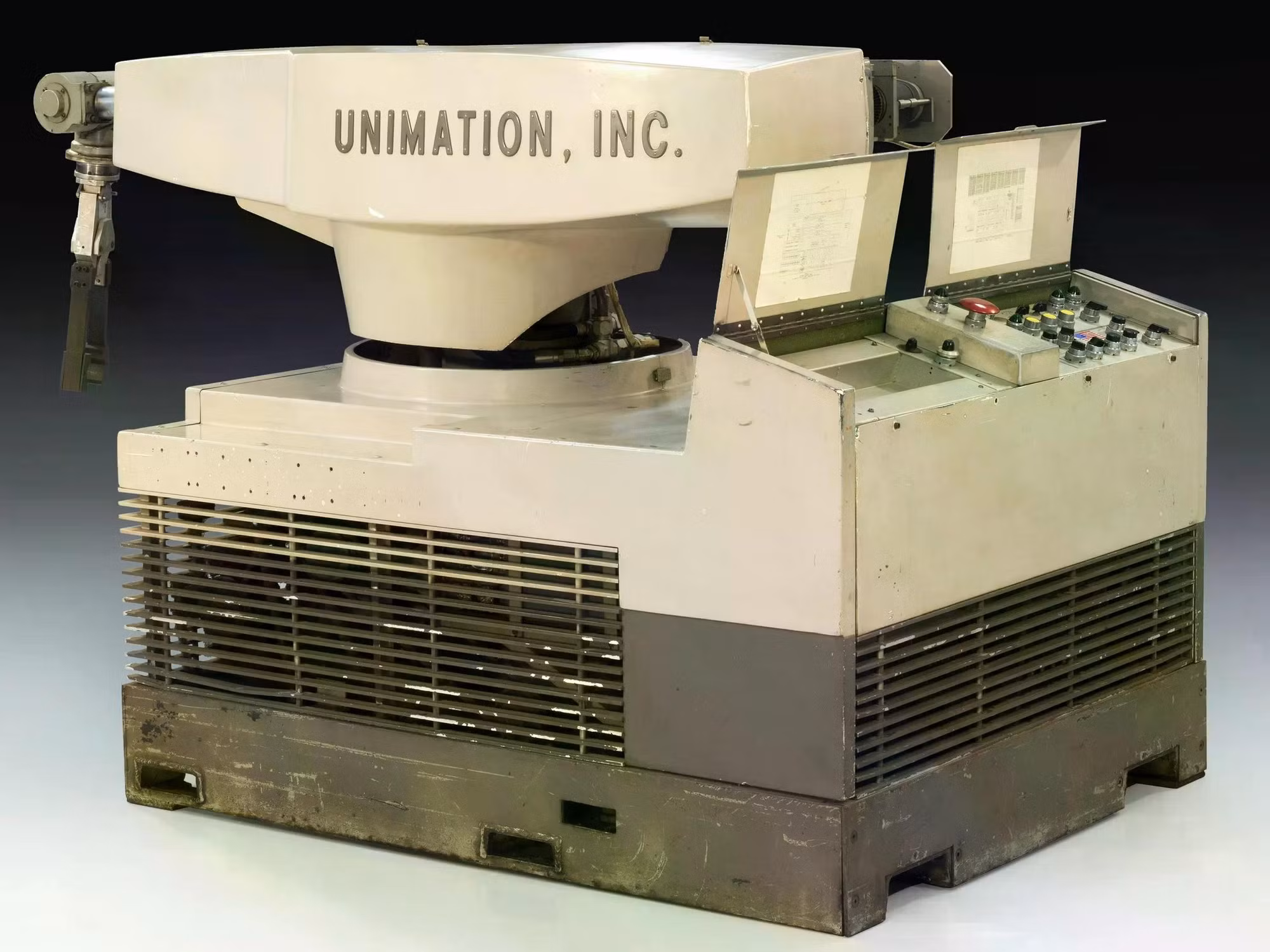 Robot Unimate này là ứng dụng thành công đầu tiên của robot công nghiệp. Nguồn: Henry Ford.