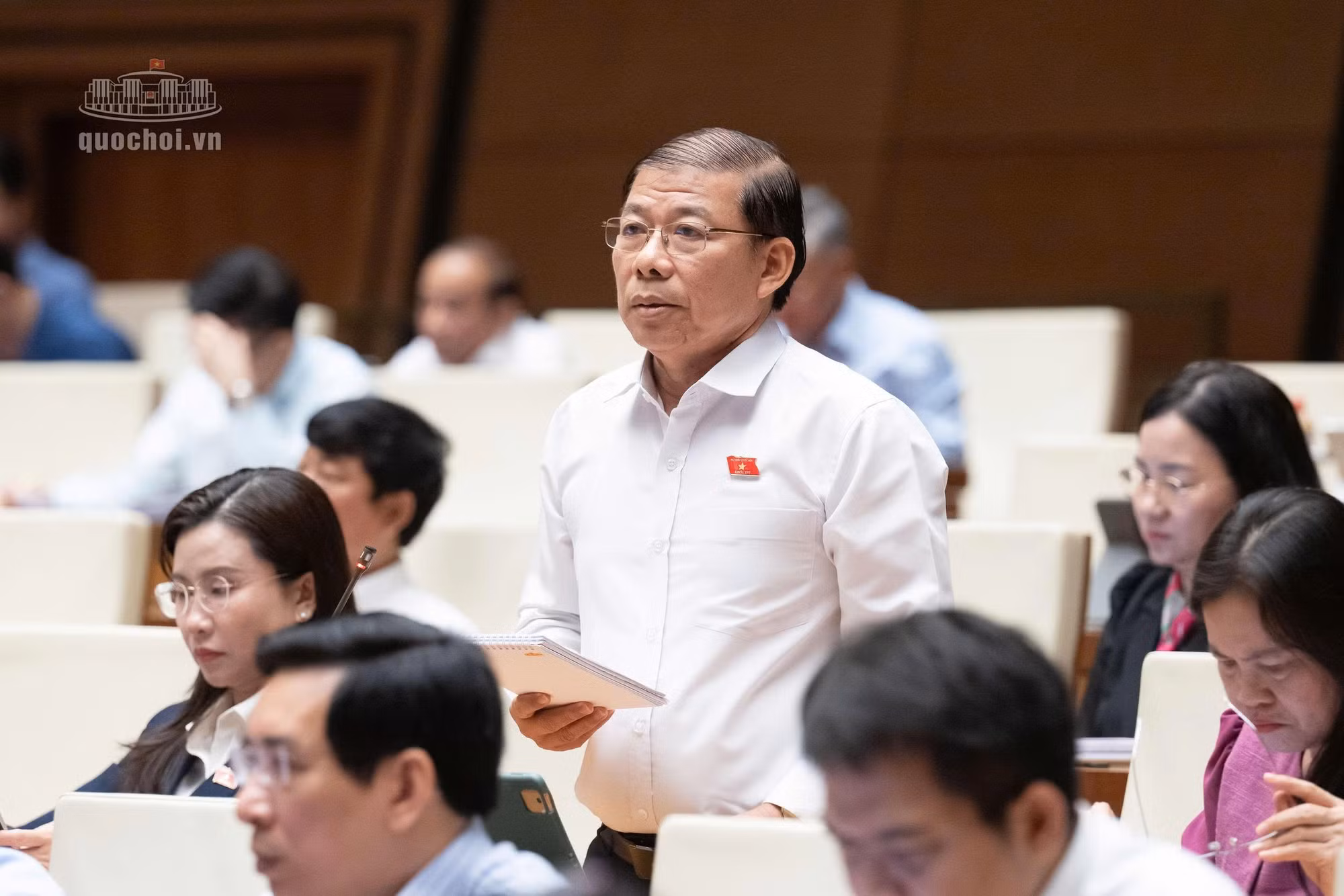 Đại biểu Nguyễn Thanh Sang, Đoàn đại biểu Quốc hội TP.HCM. Ảnh: CTTĐT Quốc hội.