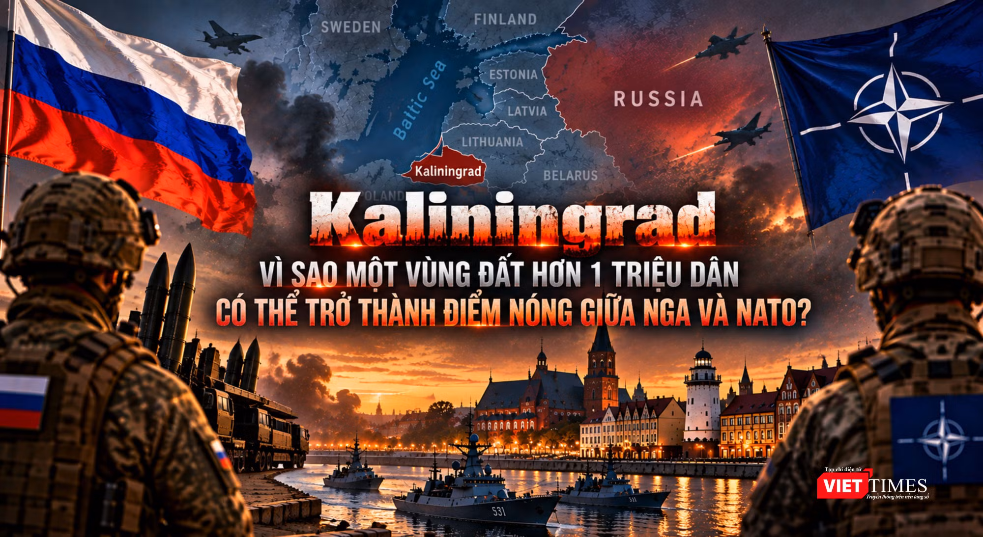 Kaliningrad: Vì sao vùng đất hơn 1 triệu dân có thể trở thành điểm nóng giữa Nga và NATO?