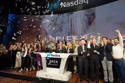 SpaceX IPO thành công rực rỡ trên sàn Nasdaq. Ảnh: Getty.