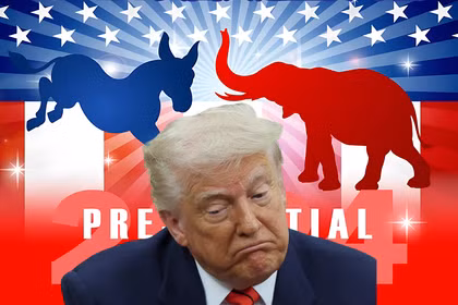 Kết quả thăm dò dư luận của NBC News cho thấy tỷ lệ ủng hộ ông Trump giảm và dảng Cộng hòa gặp bất lợi so với Đảng Dân chủ. Ảnh: Meganews.
