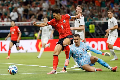 Tuyển Hàn Quốc ra quân thắng lợi, đem lại chiến thắng đầu tiên cho bóng đá châu Á tại World Cup 2026. Ảnh: Thepaper.