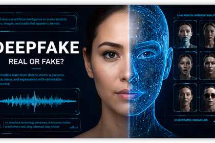 Sử dụng công nghệ AI deepfake để làm giả hình ảnh và giọng nói đang là thủ đoạn lừa đảo phổ biến. Ảnh: WSJ.